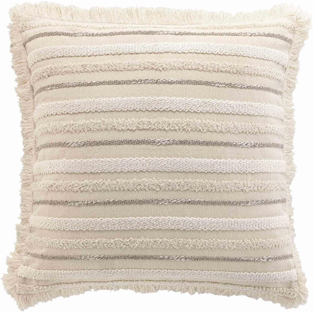 COUSSIN DÉHOUSSABLE COMPRESSE 60 x 60 CM COTON TISSÉ ATLAS NATUREL