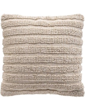 KIYO KUSSENHOES 40x40 CM - KATOEN & POLYESTER MET METALLISCHE DRADEN