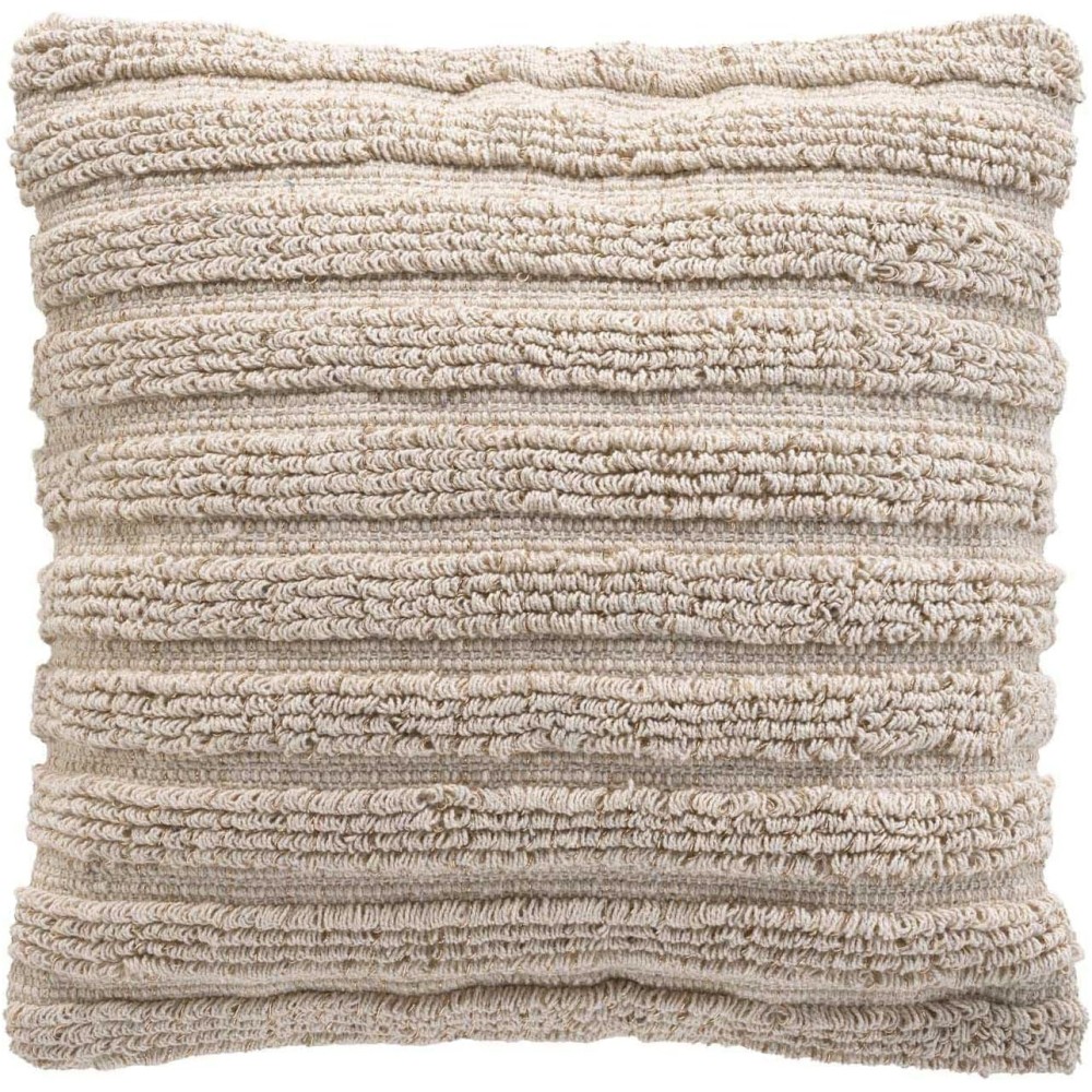 KIYO KUSSENHOES 40x40 CM - KATOEN & POLYESTER MET METALLISCHE DRADEN