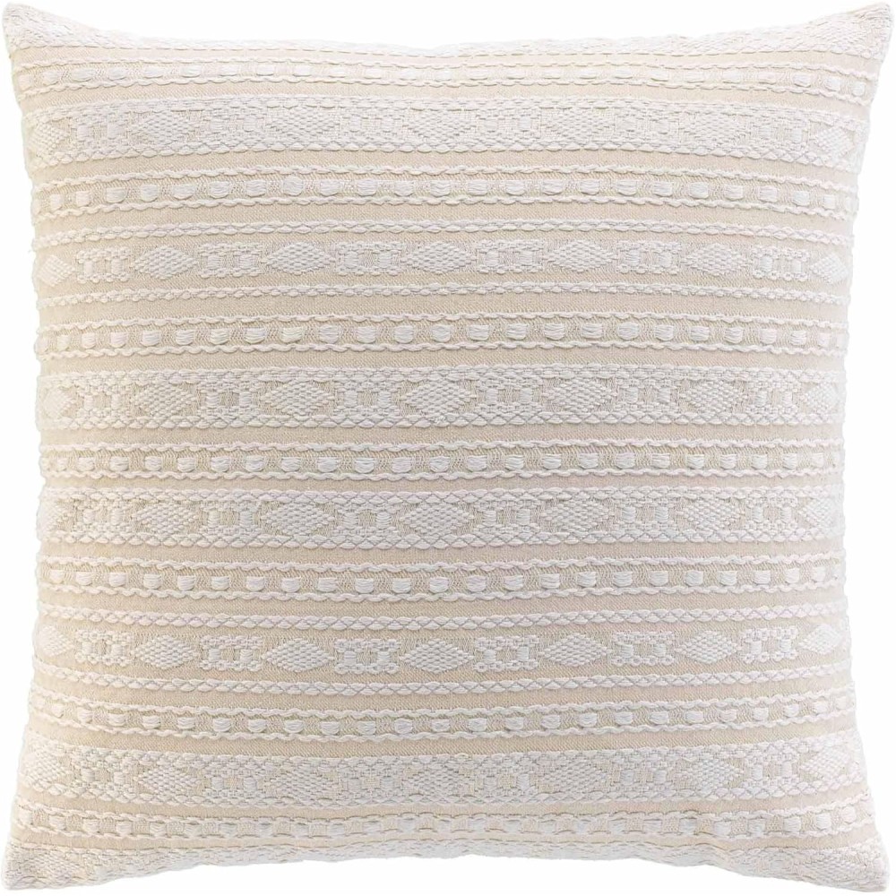 Afneembare kussenhoes 60x60 cm Polykatoen Fancy met metallic draden - ILIES