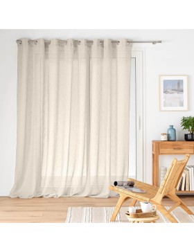 CARLIN Voile con occhielli intrecciati