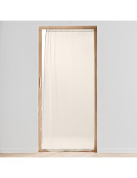 Panel de bolsillo para barra de cortina transparente de 90 x 200 cm