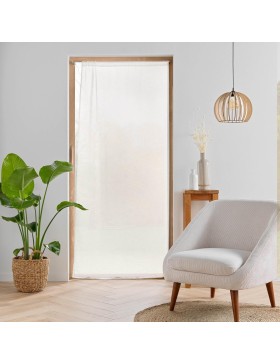 Panel de bolsillo para barra de cortina transparente de 90 x 200 cm