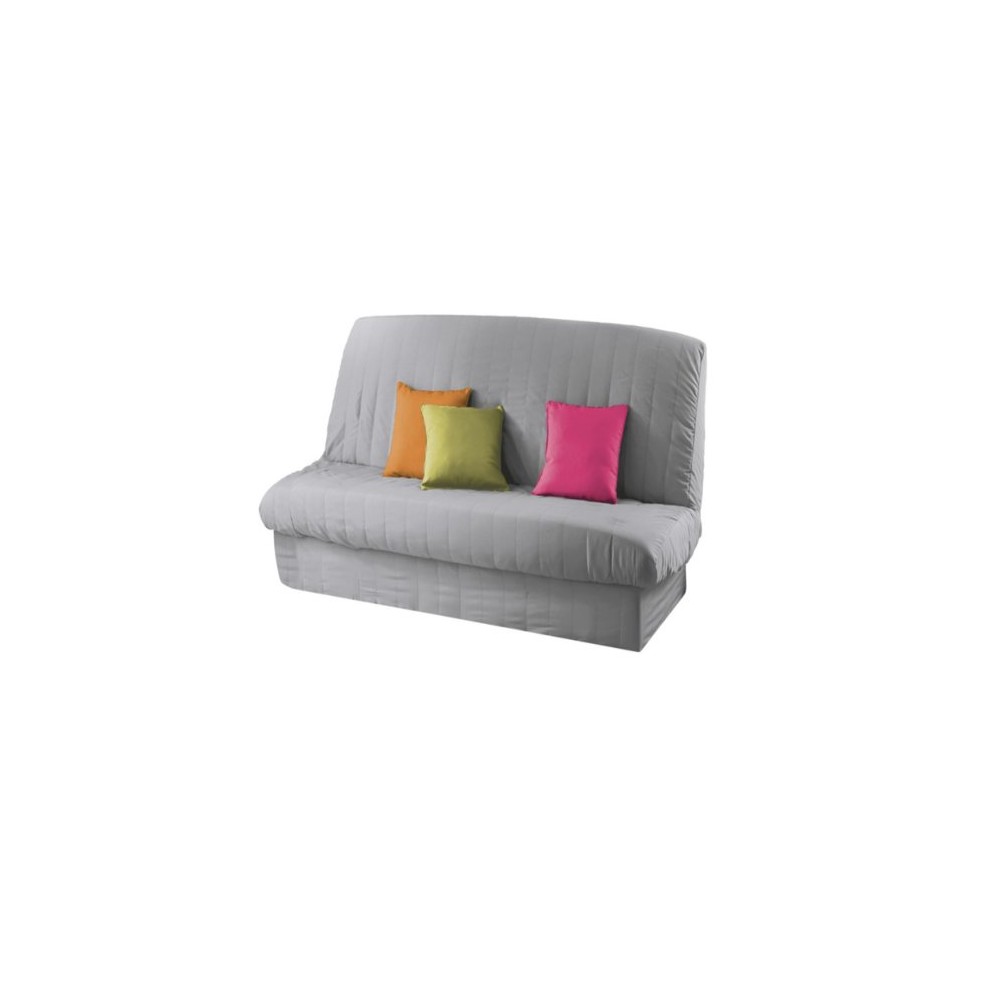 housse de clic clac matelassée gris