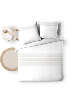 3-teiliges Set, fadengefärbt, bestickt, 68 Fäden – OPERA