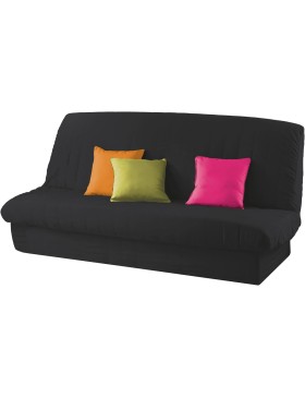 Funda de sofá acolchada Click-Clack - Negra