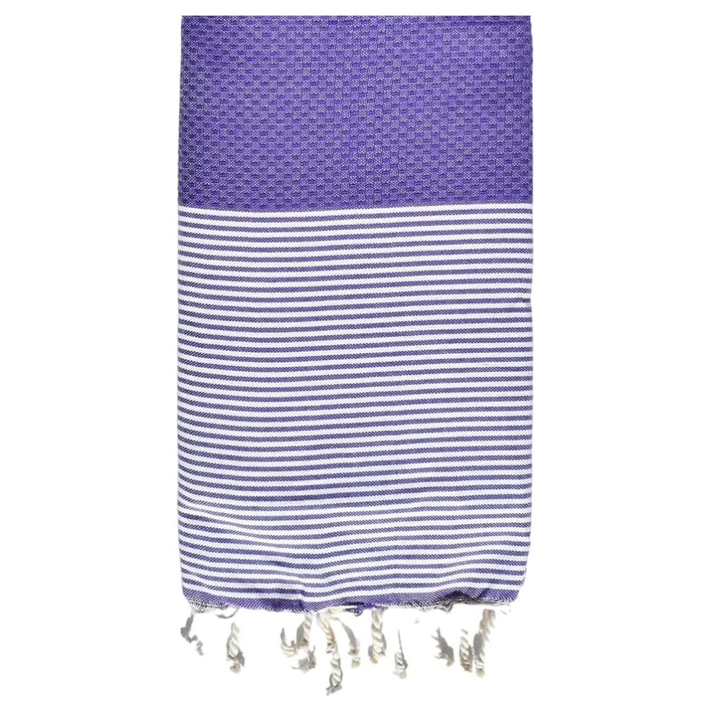 Toalha de Praia Favo de Mel 100% Algodão - Macia e Confortável - 100x200cm