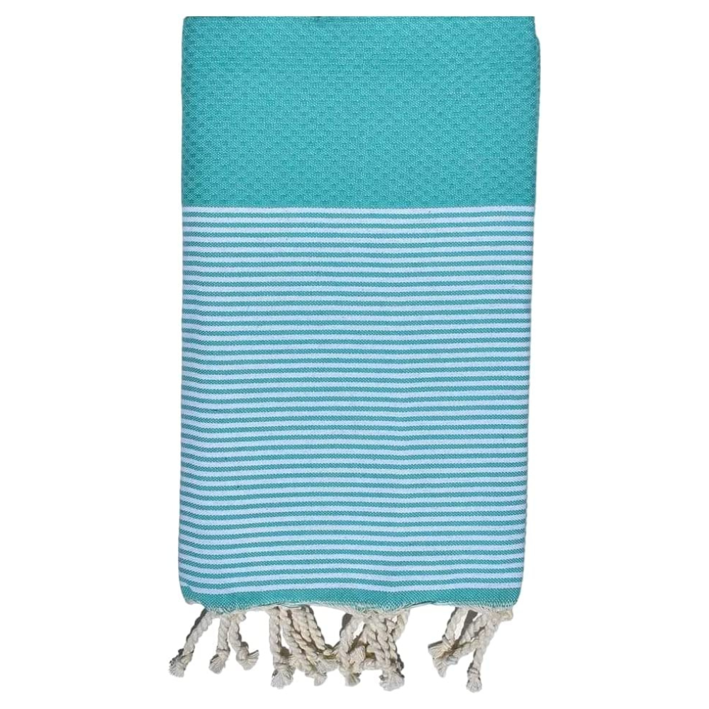 Toalha de Praia Favo de Mel 100% Algodão - Macia e Confortável - 100x200cm