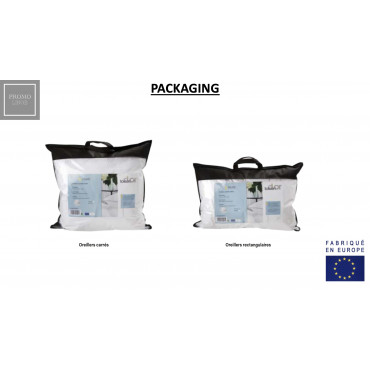 Cuscino in memory foam con fodera rimovibile, rettangolare - 40x60 cm