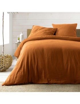 Jogo de roupa de cama em gaze de algodão, 240 x 220 cm