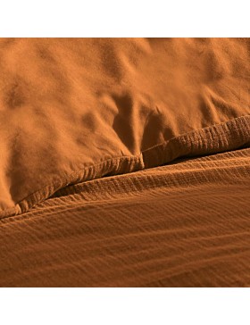 Completo letto in garza di cotone 240 x 220 cm