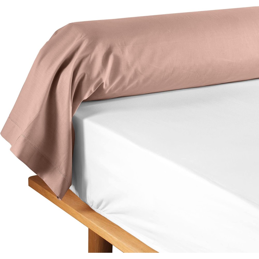 Promo Linge - Taie de Traversin 85x185 cm Lina – 100% Coton - Certifié Oeko-TEX