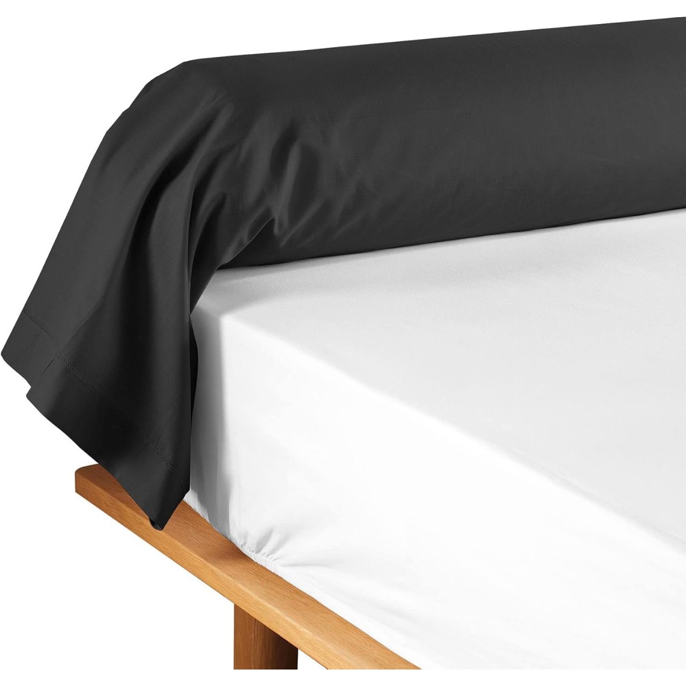 Promo Linge - Taie de Traversin 85x185 cm Lina – 100% Coton - Certifié Oeko-TEX