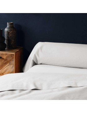 Promo Linge - Taie de Traversin 85x185 cm Lina – 100% Coton - Certifié Oeko-TEX