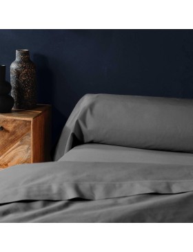 Saldi Biancheria - Federa Cuscino Lina Bolster 85x185 cm - 100% Cotone - Certificato Oeko-TEX