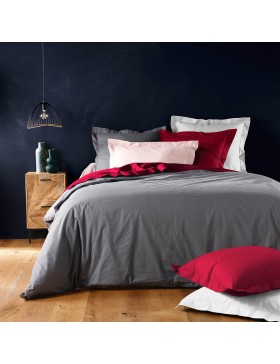 Promo Linge - Taie de Traversin 85x185 cm Lina – 100% Coton - Certifié Oeko-TEX
