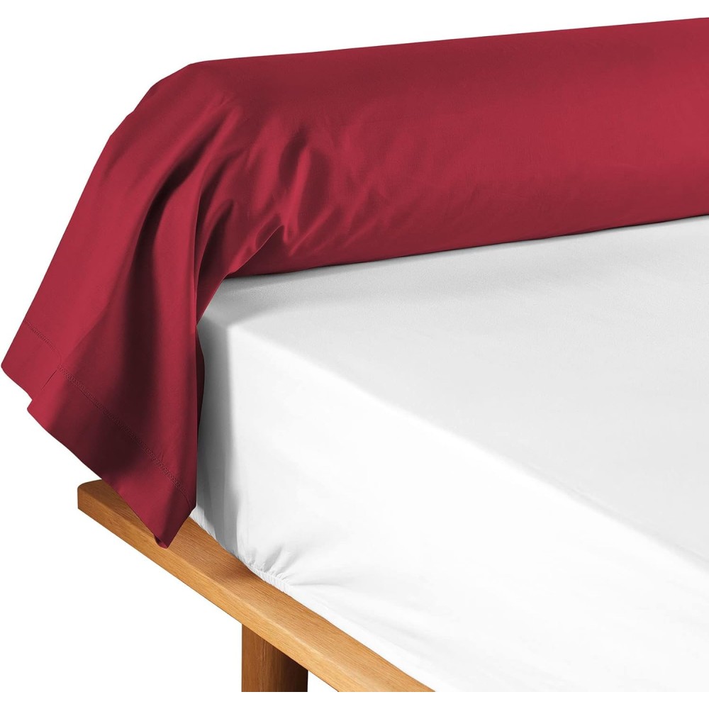 Promo Linge - Taie de Traversin 85x185 cm Lina – 100% Coton - Certifié Oeko-TEX
