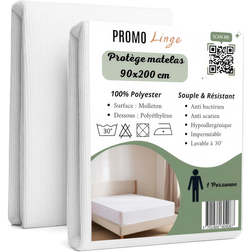Ultra-waterdichte, anti-huisstofmijt matrasbeschermer – Matrashoes – 30 cm kap