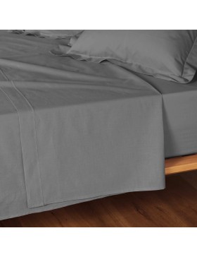 Promo Linge - Drap Plat Lina - 100% Coton - Certifié Oeko-TEX