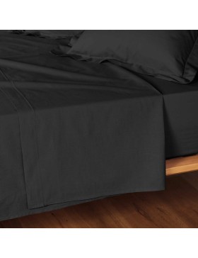 Promo Linge - Drap Plat Lina - 100% Coton - Certifié Oeko-TEX r