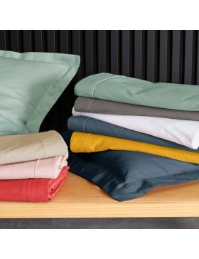 Promo Linge - Drap Plat Percal - 100% Coton - Certifié Oeko-TEX