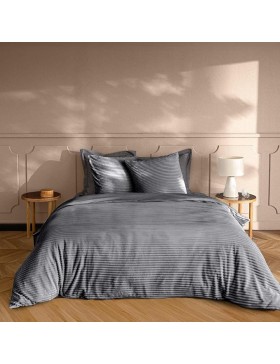 Completo letto in flanella - Copripiumino caldo - Certificato Oeko-Tex - 3 pezzi - Letto matrimoniale