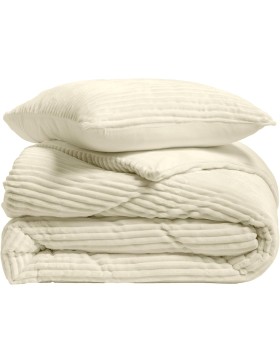 Completo letto in flanella - Copripiumino caldo - Certificato Oeko-Tex - 3 pezzi - Letto matrimoniale