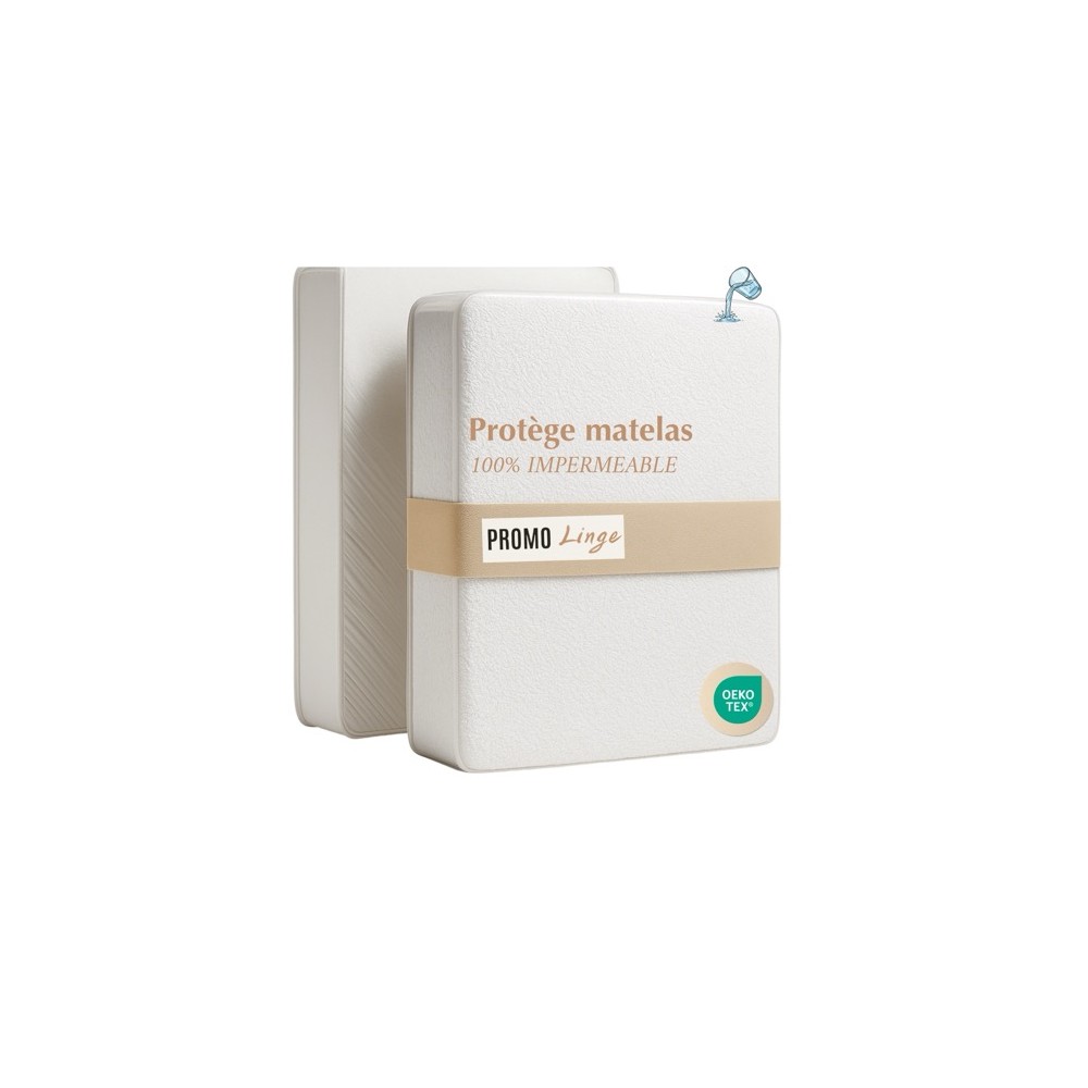 Protège matelas ultra imperméable, anti-acariens – Couvre matelas – Bonnet 30 cm