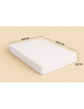Protector de colchón ultra impermeable y antiácaros – Funda de colchón – 30 cm de profundidad