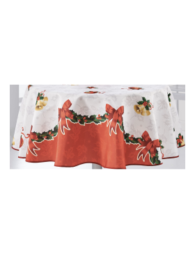 Nappe de Noël motifs Père...