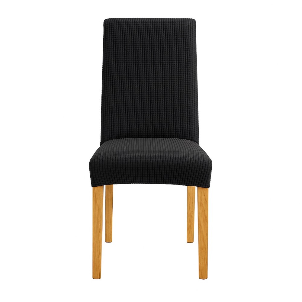 Housse de Chaise Extensible Polyester Gaufré – Protection Élastique Lavable pour Chaises – Certifiée Oeko-TEX