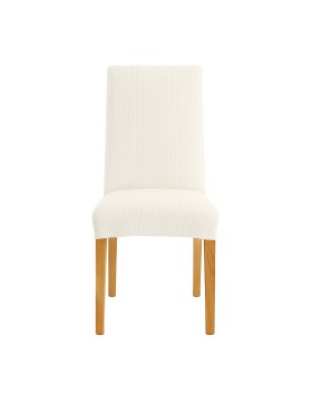 Housse de Chaise Extensible Polyester Gaufré – Protection Élastique Lavable pour Chaises – Certifiée Oeko-TEX