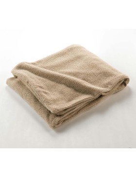 Coperta in spugna di lana ultra morbida, 100% poliestere, certificata Oeko-TEX