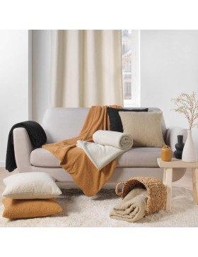 Coperta in spugna di lana ultra morbida, 100% poliestere, certificata Oeko-TEX