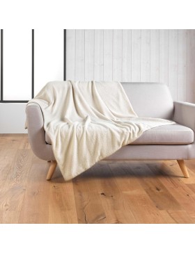 Manta de rizo lisa ultra suave de lana 100 % poliéster – Certificación Oeko-Tex