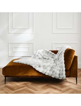 Coperta in pelliccia sintetica ultra morbida 100% poliestere – MOUNTY – Certificata Oeko-TEX