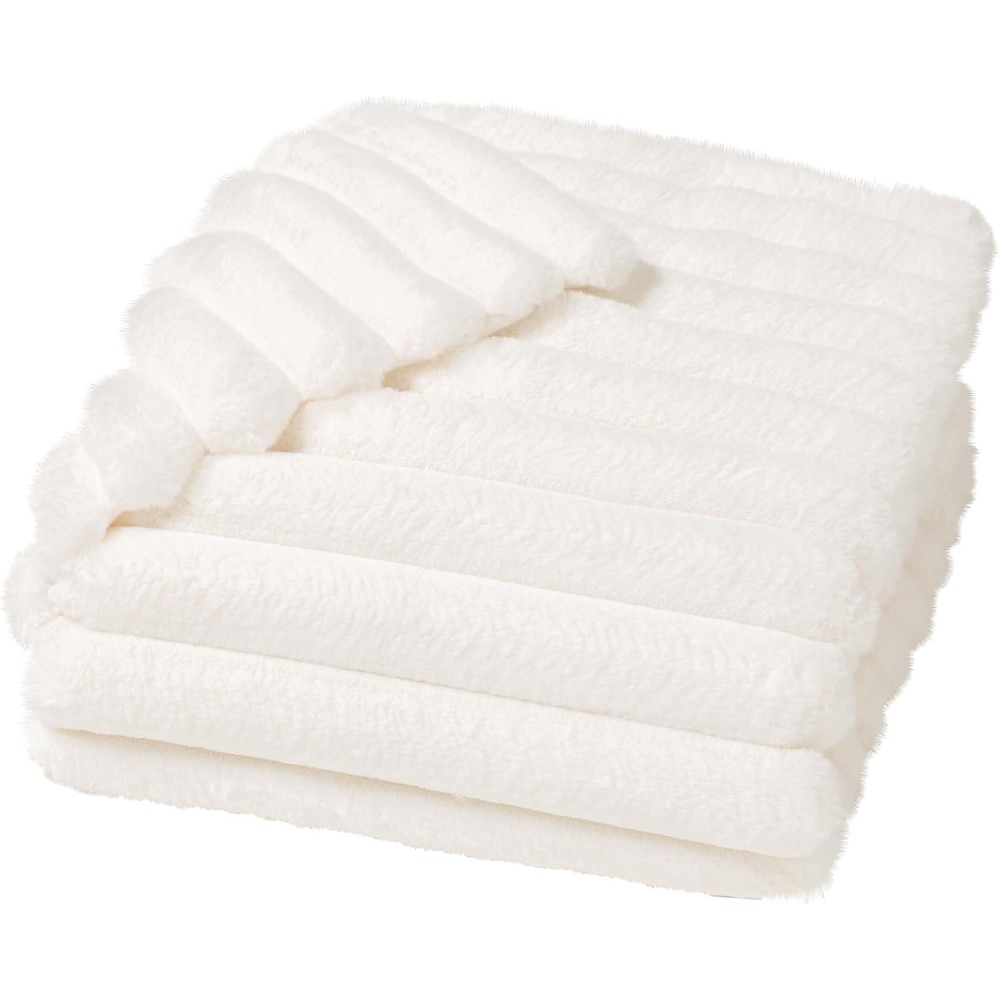 Coperta in pelliccia sintetica ultra morbida 100% poliestere – BOUDOIR – Certificata Oeko-TEX