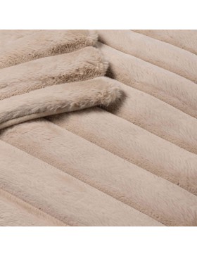 Coperta in pelliccia sintetica ultra morbida 100% poliestere – BOUDOIR – Certificata Oeko-TEX