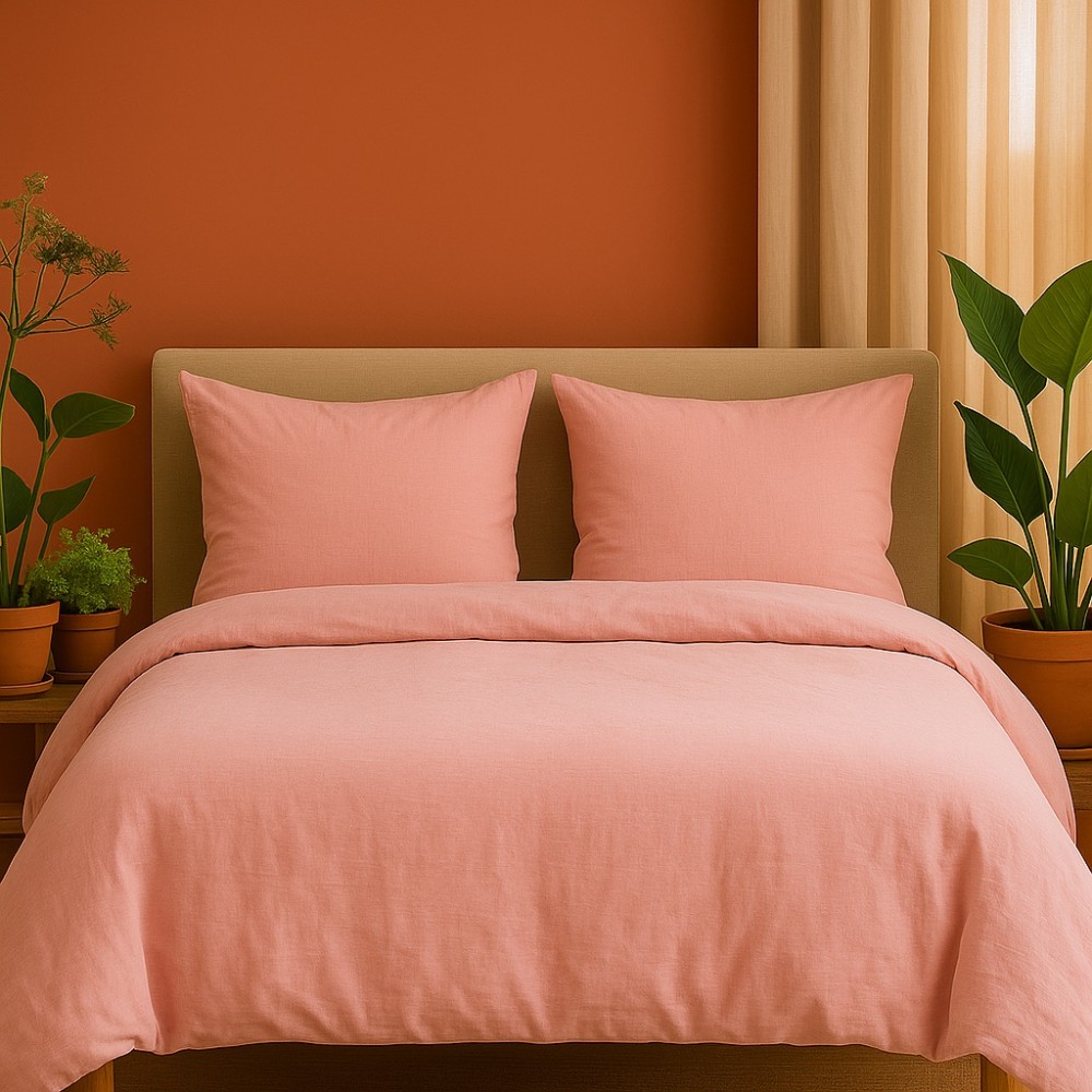 Juego de cama de gasa de algodón 240x260cm