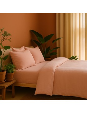 Parure de Lit en Gaze de Coton 240 x 220 cm