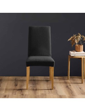 Housse de Chaise Extensible Polyester Gaufré – Certifiée Oeko-TEX