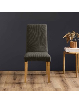 Funda de silla elástica de poliéster gofrado con certificación Oeko-TEX