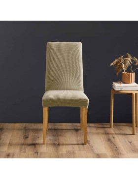 Funda de silla elástica de poliéster gofrado con certificación Oeko-TEX