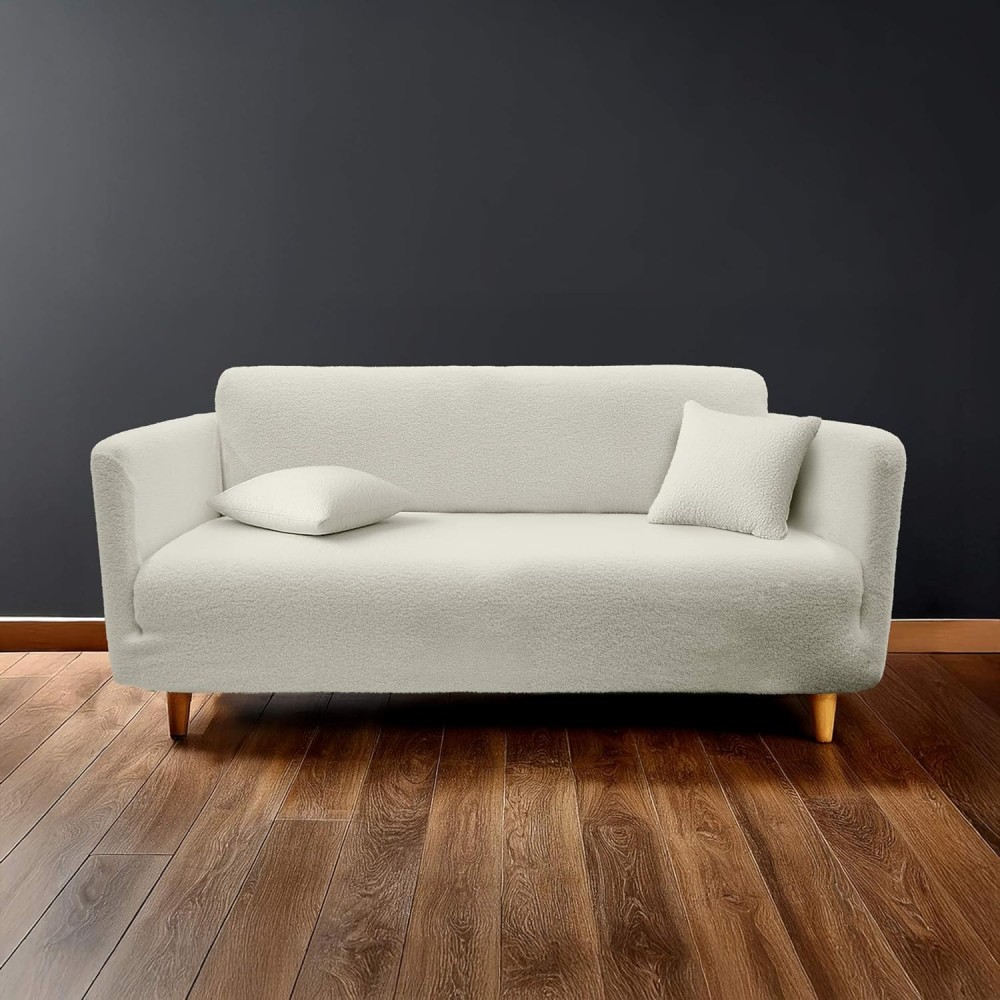 Capa para sofá em tecido atoalhado de poliéster – Protetor de sofá lavável – Certificado Oeko-TEX