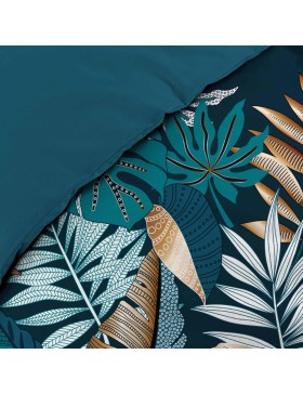 Jogo de cama ALIANOR - 100% algodão estampado, macio e com certificação Oeko-Tex.