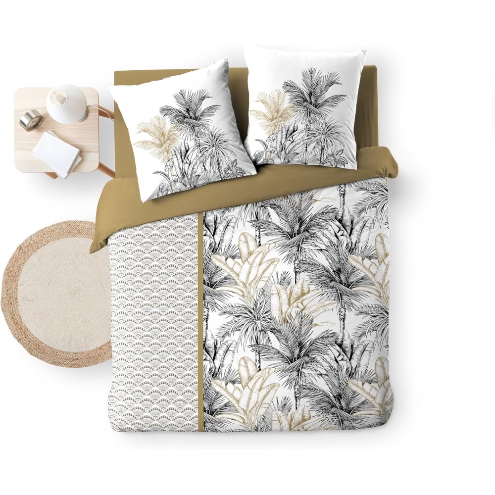 Parure DAKAR - 100% Coton Imprimée, Douce et Certifiée Oeko-Tex