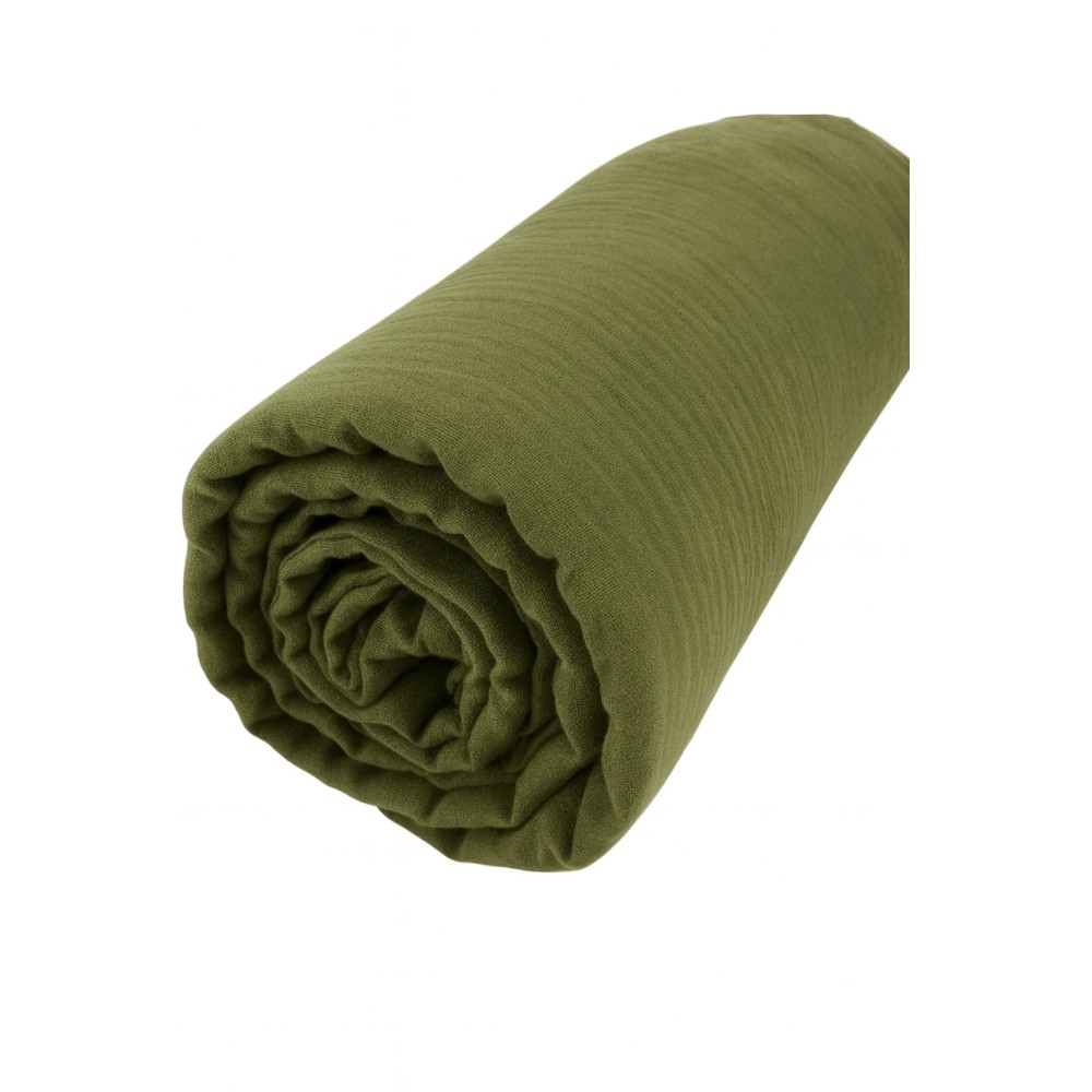 Drap Housse Gaze de coton - Bonnet 30 Cm - Plusieurs Tailles - Plusieurs Coloris