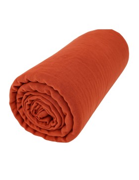 Lenzuolo con angoli in garza di cotone - Tasca profonda 30 cm - Varie misure - Vari colori