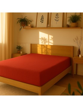 Lenzuolo con angoli in garza di cotone - Tasca profonda 30 cm - Varie misure - Vari colori