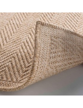 Tappeto rettangolare tessuto piatto - Tappeto decorativo per soggiorno o camera da letto - ILEM - Certificato Oeko-TEX